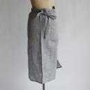 スカートエプロン ラップスカート リネン おしゃれ 通販