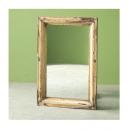 ミラー アンティーク家具 おしゃれ 木製 ナチュラル ディスプレイ シャビー 鏡 フレーム ブラウン
