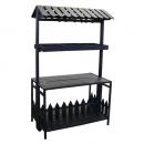 DISPLAY MARCHE WAGON BLACK ワゴン ディスプレイ ブラック 高さ173