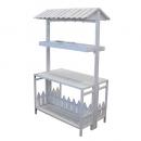 DISPLAY MARCHE WAGON WHITE ワゴン ディスプレイ ホワイト 高さ173