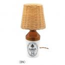 ポルヴァ テーブルライト ブラウン ラタン 陶器 スチール