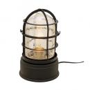 グラスバウ テーブル クラックガラス 電球無し スチール ガラス