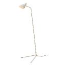 フロアライト LED電球 スチール グレー アンティーク レトロ