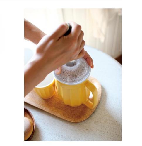 ミキシングポット 茶 ブラウン ピッチャー シンプル カプチーノ 健康ドリンク ミキサー ジューサー