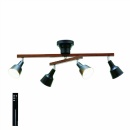 シーリングライト 電球付き ブラック モダンレトロ アンティーク シンプル