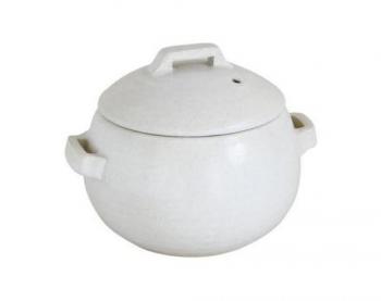 土鍋 小鍋 陶器 ホワイト 白 ご飯 煮込み ふっくら 保温性 赤外線効果 じっくり ほっこり