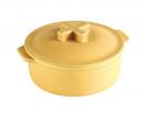キャセロール 鍋 陶器 イエロー 黄 ご飯 煮込み ふっくら 保温性 赤外線効果 じっくり ほっこり
