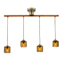 ペンダントライト 上品な輝き アンティーク アンバー 電球無し