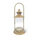 ベルフェムランタンB ゴールド プランター おしゃれ ラグジュアリー アイアン ガラス 高さ430