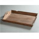 トレー アンティーク調 おしゃれ 木製 ナチュラル ミディアムブラウン ヴィンテージ調 幅84