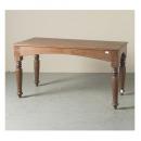 テーブル アンティーク家具 おしゃれ シャビー ナチュラル ダイニングテーブル 木製 幅142