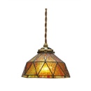 ペンダントライト よりコード 繊細な輝き アンバー LED電球付き