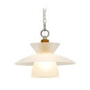 ペンダントライト オシャレ デザイン 照明 明かり フロストガラス 電球付き