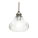 ペンダントライト 丸み ビンテージライト クリア 電球無し
