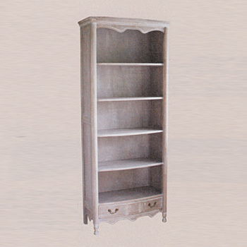 ヨーロピアン シャビー5段ラック 樺(かば) クラシック 木製 アンティーク調 レトロ ラック