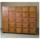 チェスト アンティーク家具 おしゃれ 木製 ナチュラル 扉 ボックス 収納 ブラウン 高さ167