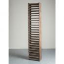 シェルフ アンティーク家具 おしゃれ 木製 ナチュラル 棚 ブラウン スリムラック 高さ205