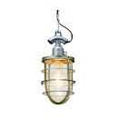 ペンダントライト デッキライト風 レトロ アルミ クリアガラス 電球無し