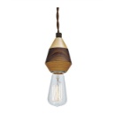 ペンダントライト よりコード 木 お部屋のオブジェ 電球無し