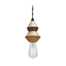 ペンダントライト 温かみ 優しい光 木 電球無し