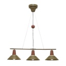 ペンダントライト 3灯 おしゃれ シャンデリア風 お部屋のイメージチェンジ ブラウン 電球無し