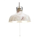 ペンダントライト 丸打ちコード スチール 2灯 電球無し