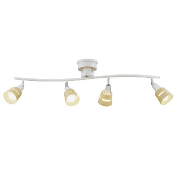 シーリングライト リモコン セード角度調節 オシャレ スタイリッシュ ホワイト 電球付き