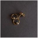 ピアス 真鍮 淡水パール おしゃれ リング 通販