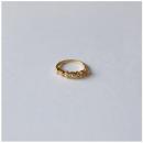 リング S 真鍮 アクリルパール 大人可愛い 通販