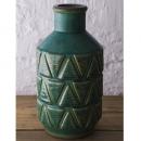 花瓶 セラミックベース グリーン 花器 雑貨 インテリア 飾り 高さ24 通販