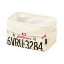 収納ボックス 箱 収納 小物入れ 片付け ポケット スモールサイズ アイボリー