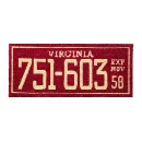 玄関マット おしゃれ かっこいい クール クラシック マット レッド