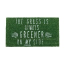 玄関マット マット コイヤマット 英語 シンプル おしゃれ グリーン