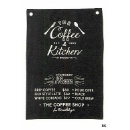 ランチョンマット レトロ モダン テーブルマット ランチ カフェ ブラック