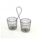 プランターカバーL 室内 アンティーク調 鉢カバー 通販