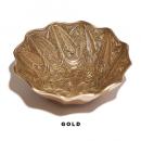 波形ラウンドトレー ゴールド 小物 レトロ アンティーク プレート 通販