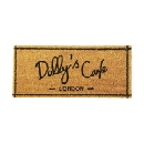 玄関マット マット コイヤマット シンプル モダン カフェ ブラウン 汚れ落とし