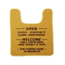 トイレマット アメリカンスタイル トイレ オシャレ かっこいい ブラウン