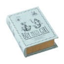 収納ボックス レトロ かわいい 本 小物入れ アンティーク インテリア ブルー