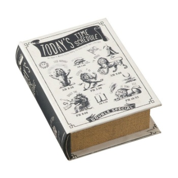 収納ボックス レトロ かわいい 本 小物入れ アンティーク インテリア ホワイト