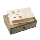 ジュエリーボックス アクセサリー 宝石 貴金属 装飾品 保管 収納ボックス ユーズド感 2段