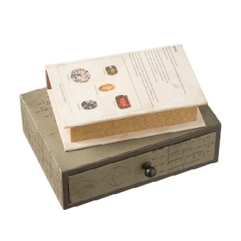 ジュエリーボックス アクセサリー 宝石 貴金属 装飾品 保管 収納ボックス ユーズド感 2段