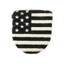 トイレのフタカバー 洗浄便座用 おしゃれ 個性的 インパクト イメージチェンジ アメリカ ブラック