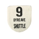 トイレのフタカバー 洗浄便座用 おしゃれ 個性的 インパクト イメージチェンジ 英語 ホワイト