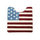 トイレマット マット おしゃれ アメリカンスタイル 個性的 ポップ カジュアル アメリカ レッド