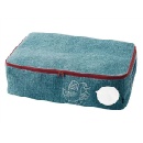 収納ボックス ケース ベッド下収納 動物 かわいい アヒル ブルー