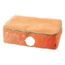 収納ボックス ケース ベッド下収納 動物 かわいい クマ オレンジ