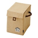 収納ボックス ハーフサイズ CD DVD BD 小物入れ 保管 整理 ナチュラル 幅18cm