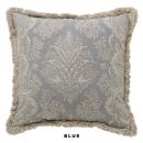 アンティーク柄クッションカバー ブルー プリント リビング 幅45 通販