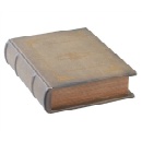 収納ボックス 本型 フタ アンティーク インテリア 本棚 小物入れ 手紙 奥行17.5 ブラウン